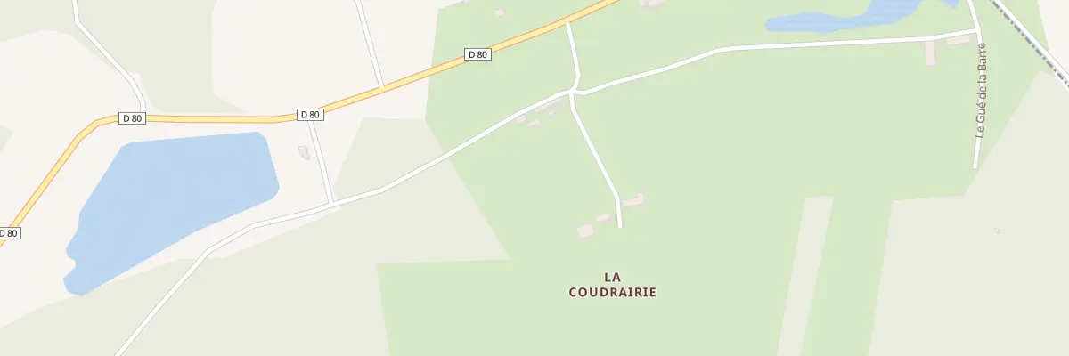 Plan du 5001 La Coudrairie à Montrouveau