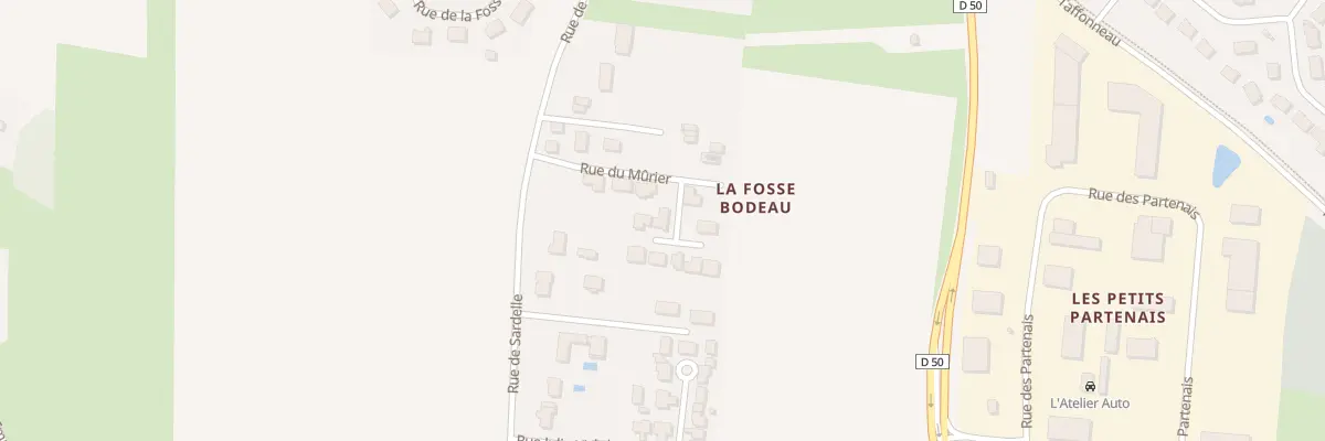 Plan du 1 Imp du Cornouiller à Veigné