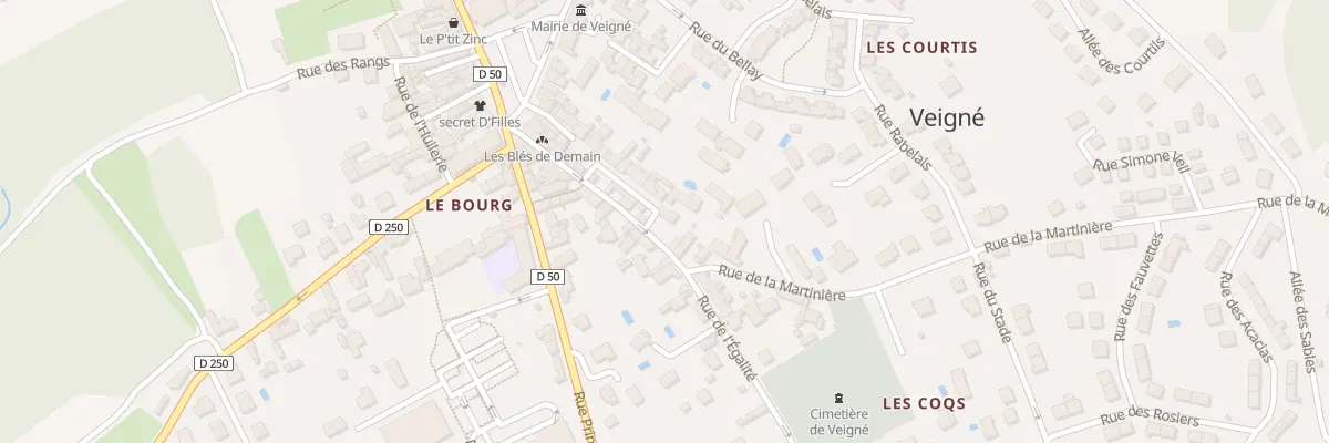 Plan du 6 Rue de l’Egalité à Veigné