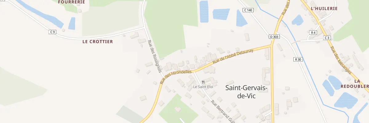Plan du 2 Rue des Hirondelles à Saint-Gervais-de-Vic