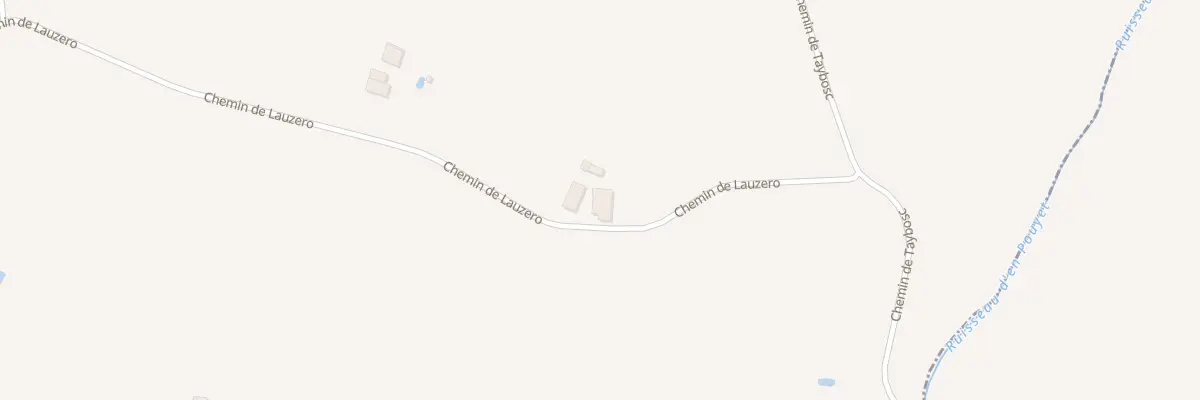 Plan du 855 Che de Lauzero à Puycasquier