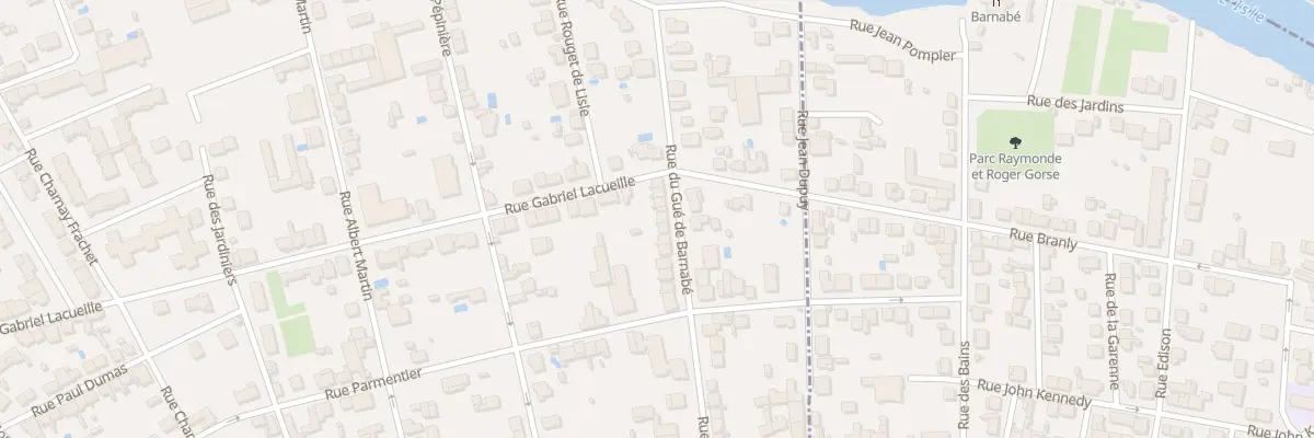 Plan du 51 Rue du Gué de Barnabé à Périgueux
