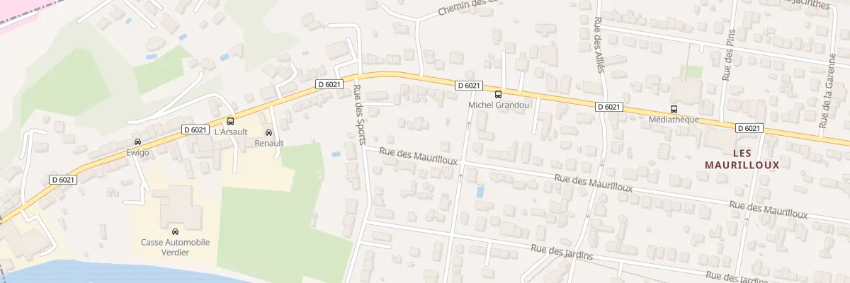 Plan du 9 Rue des Maurilloux à Trélissac