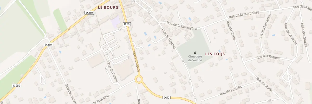 Plan du 25T Rue de l’Egalité à Veigné