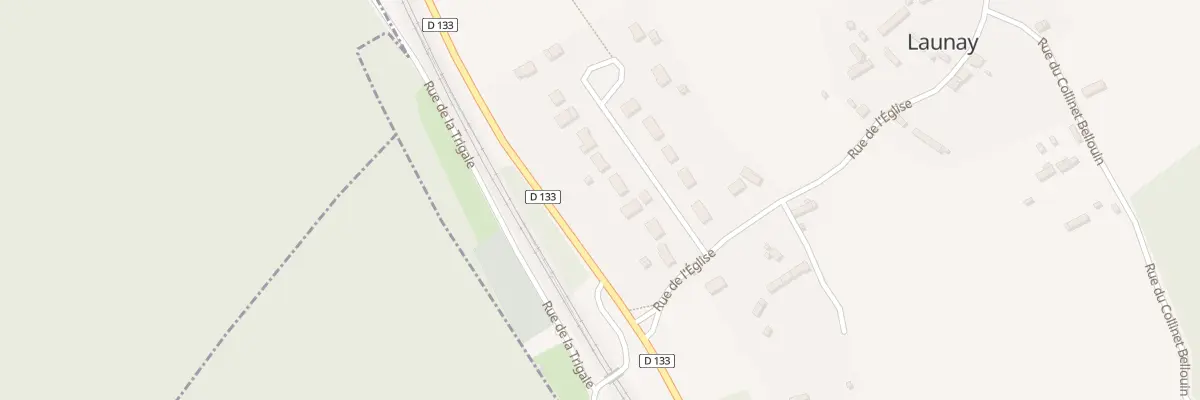 Plan du 7 Rue de la Pommeraie à Launay