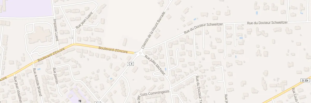 Plan du 2 Rue du Docteur Schweitzer à Saint-Gaudens