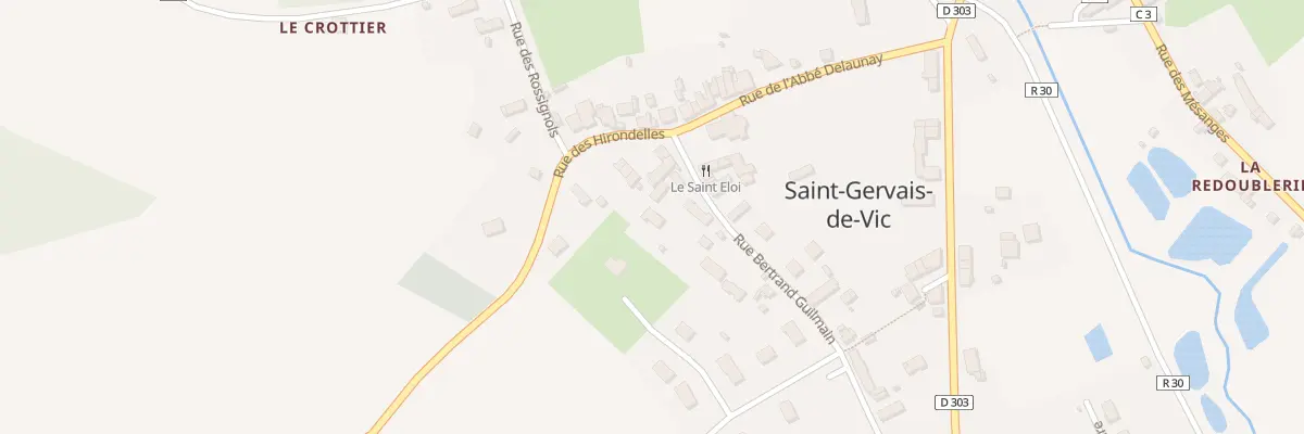 Plan du 2 Rue Bertrand Guilmain à Saint-Gervais-de-Vic
