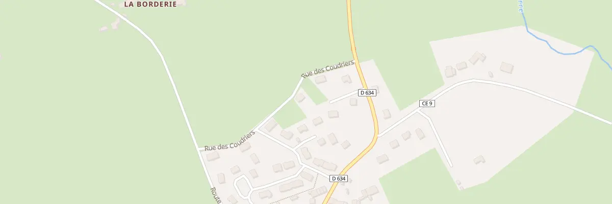 Plan du 5 Rue des Coudriers à Saint-Hilaire-sur-Erre