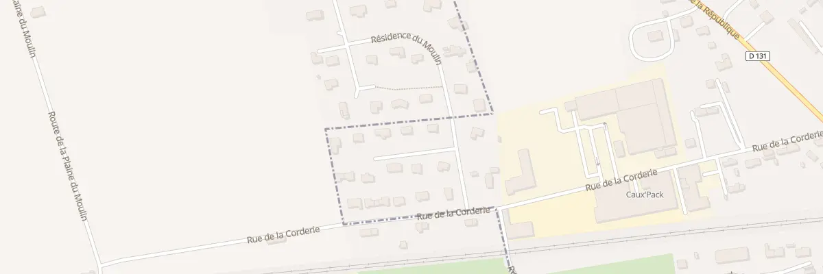 Plan du 4 Rue Leon Biancotto à Yvetot