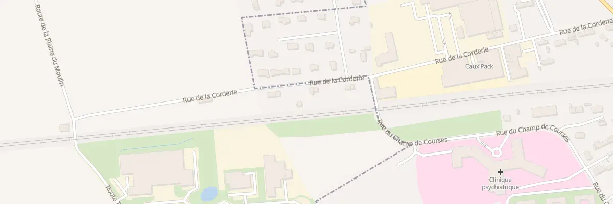 Plan du 95 Rue de la Corderie à Valliquerville