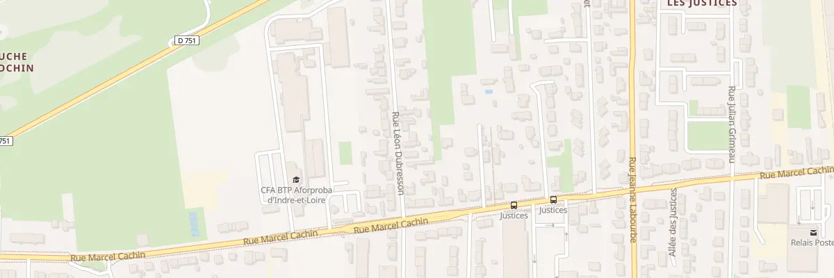 Plan du 36 Rue Léon Dubresson à Saint-Pierre-des-Corps