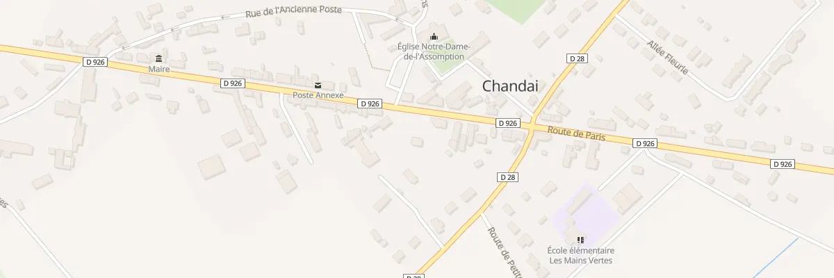 Plan du 35 Rte de Paris à Chandai