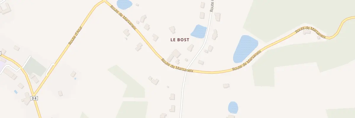 Plan du 84 Le Bost à Église-Neuve-de-Vergt
