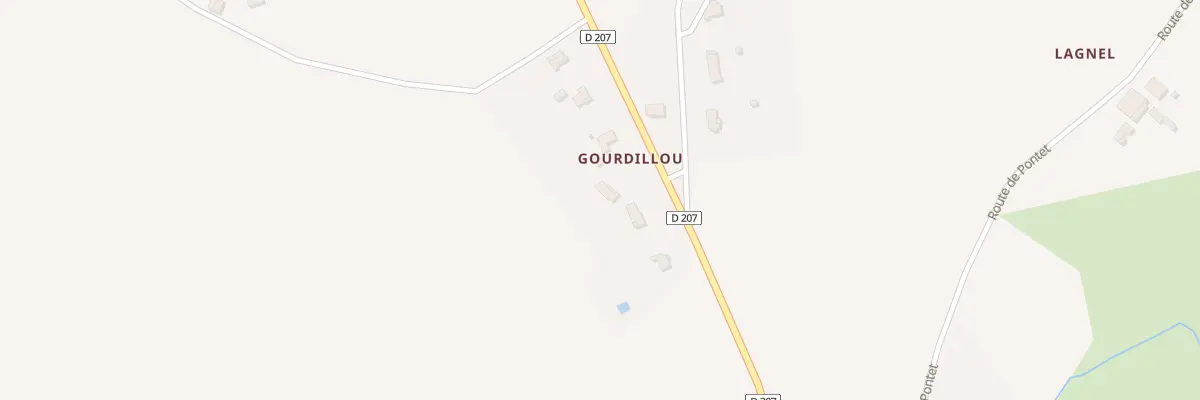 Plan du 744 Gourdillou à Rives