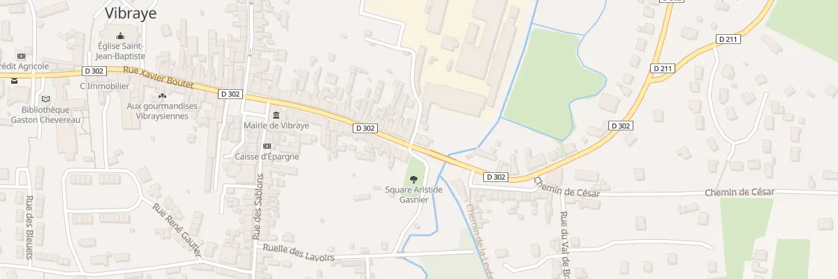 Plan du 67 Rue de la Rivière à Vibraye