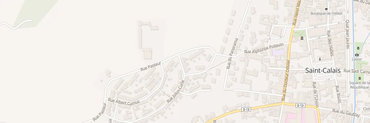 Plan du 2 Rue Joliot Curie à Saint-Calais