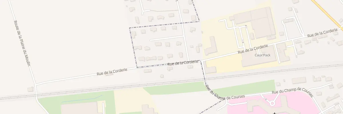 Plan du 22 Rue de la Corderie à Yvetot