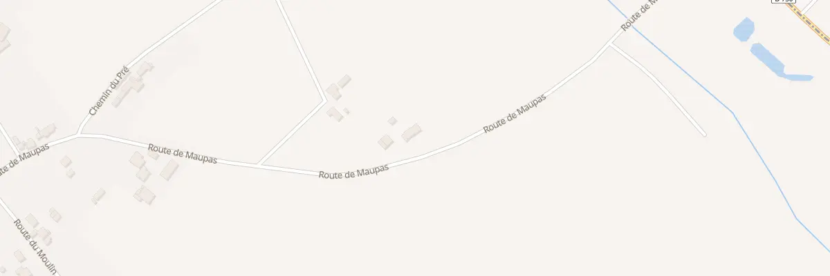 Plan du 13 Rte du Maupas à La Guerche