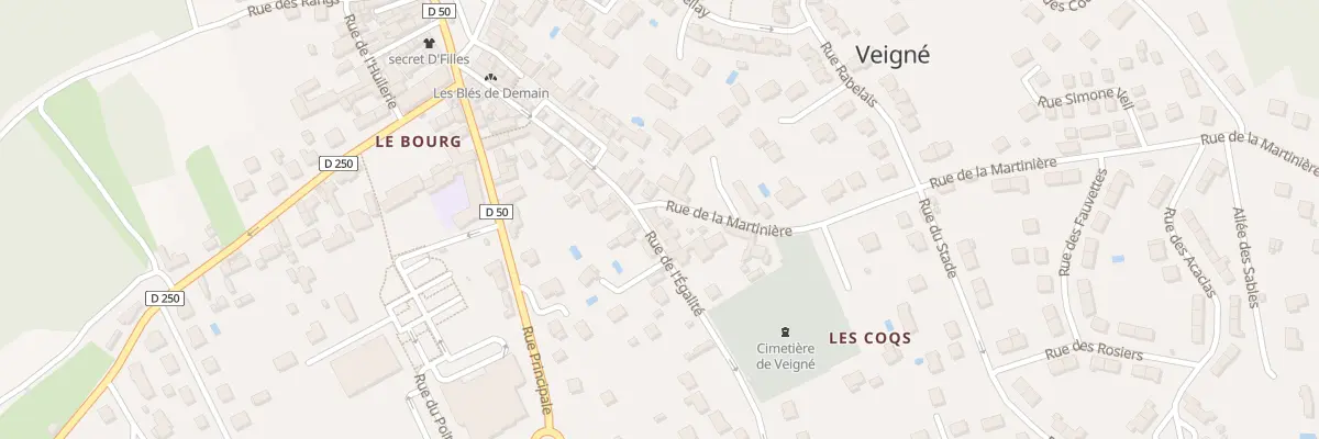 Plan du 12 Rue de l’Egalité à Veigné