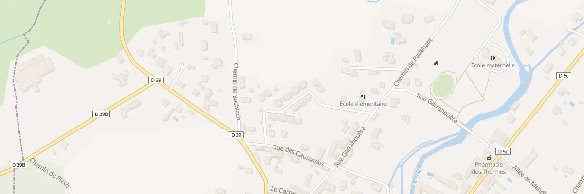 Plan du 130 Rue des Caussades à Encausse-les-Thermes