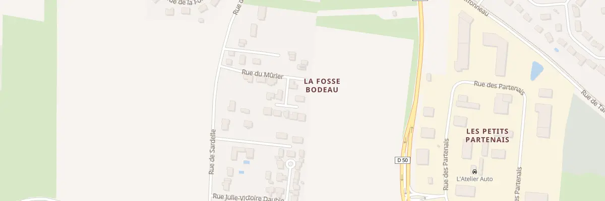 Plan du 8 Imp du Cornouiller à Veigné