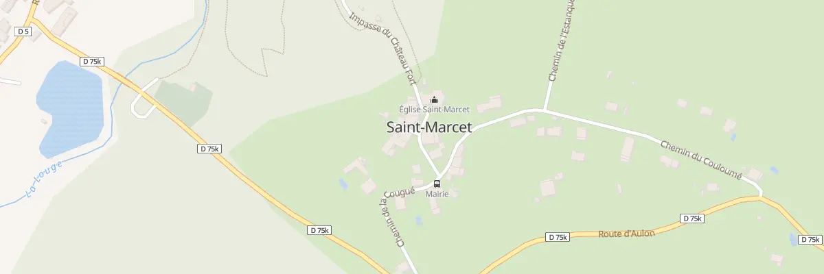 Plan du 59 Imp de l’Eglise à Saint-Marcet
