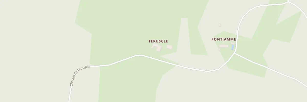 Plan du 110 Terruscle à Pressignac-Vicq