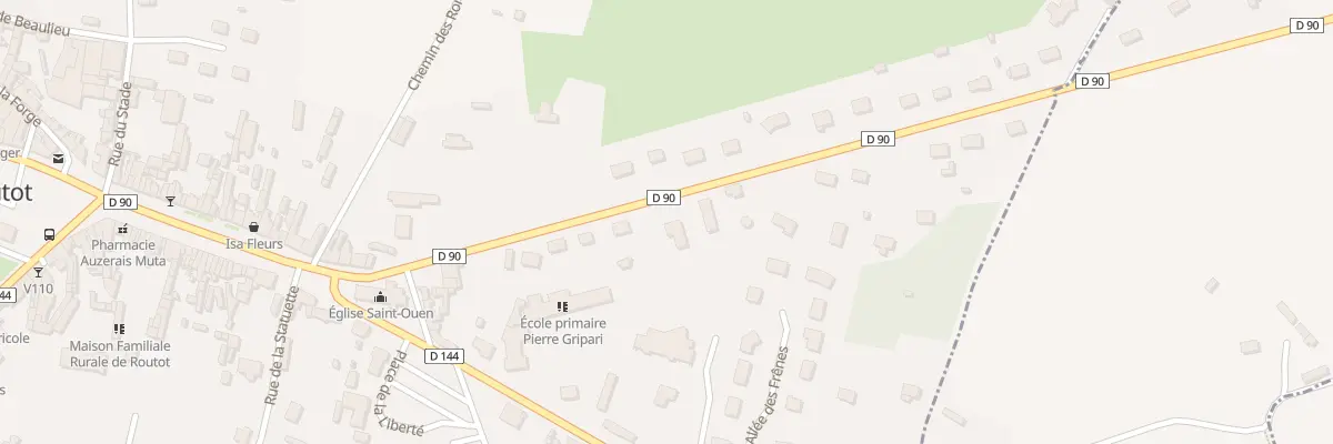 Plan du 12 Rue de l’Abbé Clément à Routot