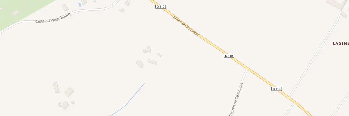 Plan du 10 Rte du Souvenir à Monbalen