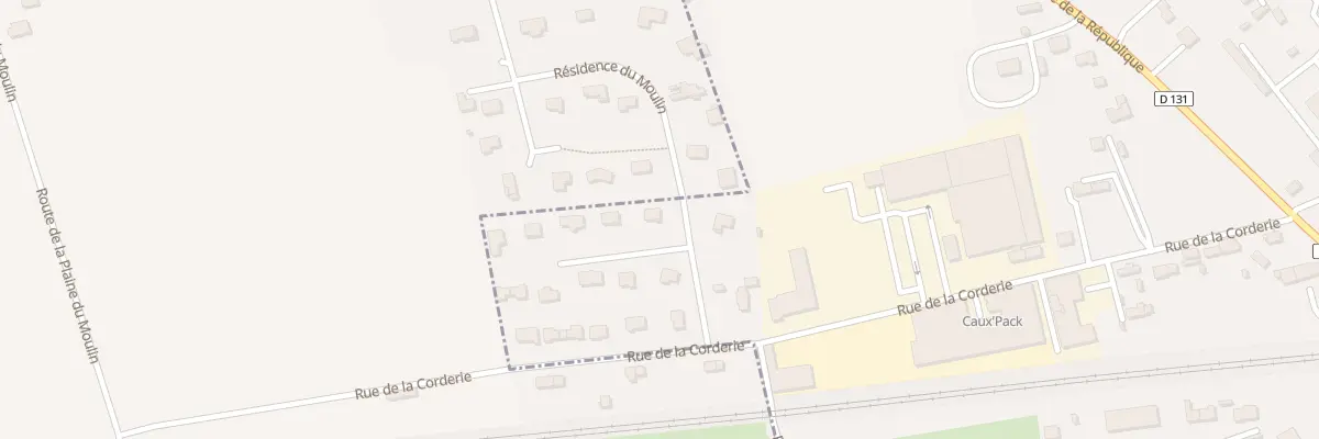 Plan du 2 Rue Leon Biancotto à Yvetot