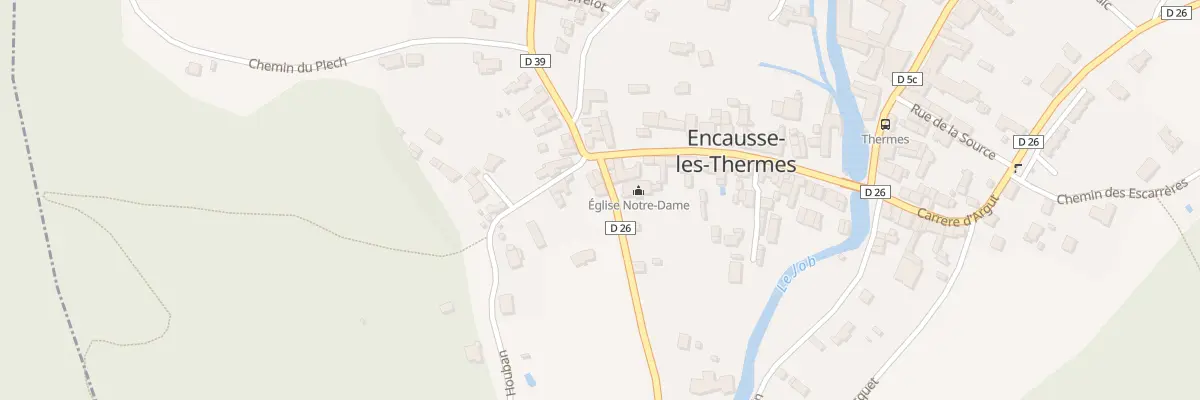 Plan du 40 Rte de Cabanac à Encausse-les-Thermes