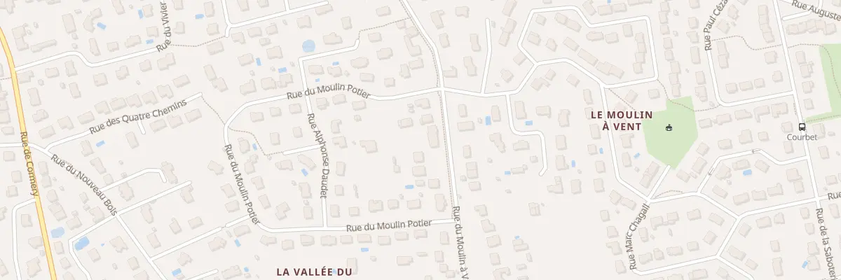 Plan du 33 Rue du Moulin à Vent à Saint-Avertin