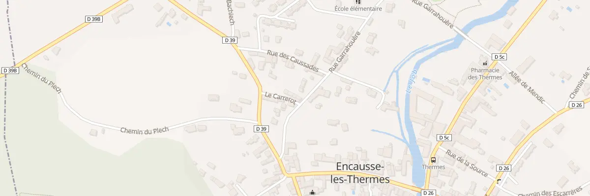 Plan du 75 Rte de Valentine à Encausse-les-Thermes