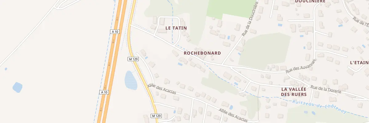 Plan du 29 Rue des Auvannes à Parçay-Meslay