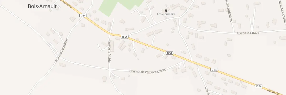 Plan du 38 Rte de Verneuil à Bois-Arnault