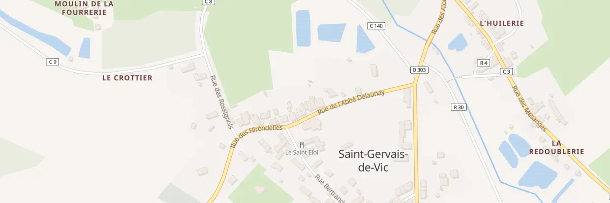 Plan du 7 Rue de l’Abbé Delaunay à Saint-Gervais-de-Vic