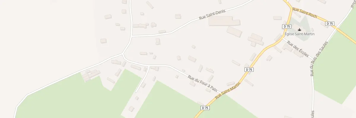 Plan du 9000 Rue du Four a Pain à Drosay