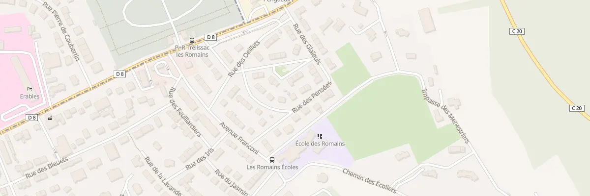 Plan du 6 Rue des Pensées à Trélissac