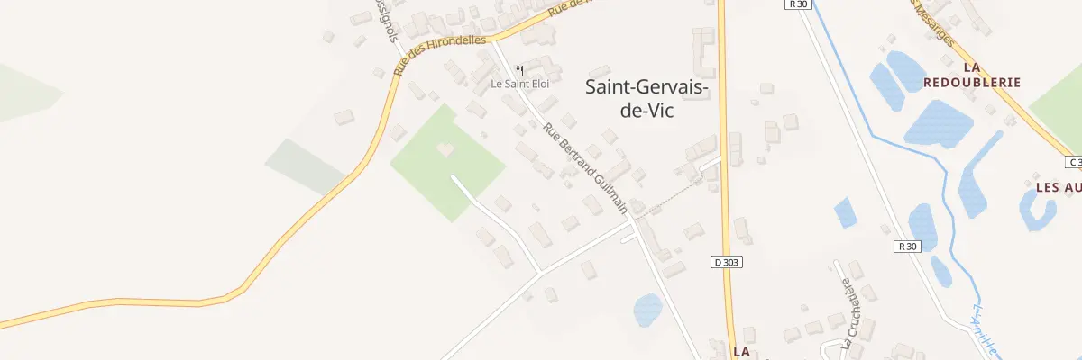 Plan du 10 Rue Bertrand Guilmain à Saint-Gervais-de-Vic