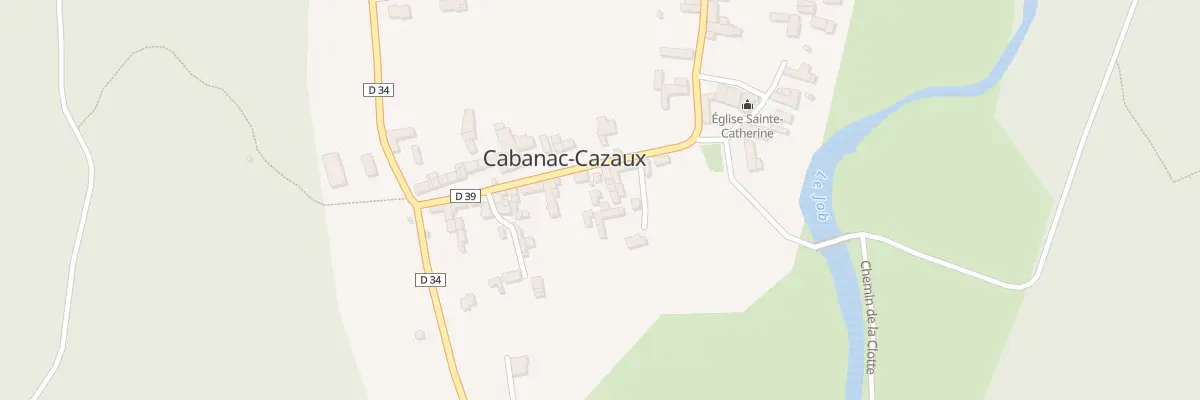 Plan du 25 Village à Cabanac-Cazaux