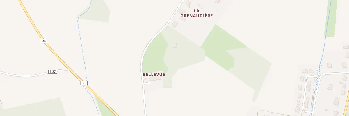 Plan du 178 Bellevue à Nouzilly