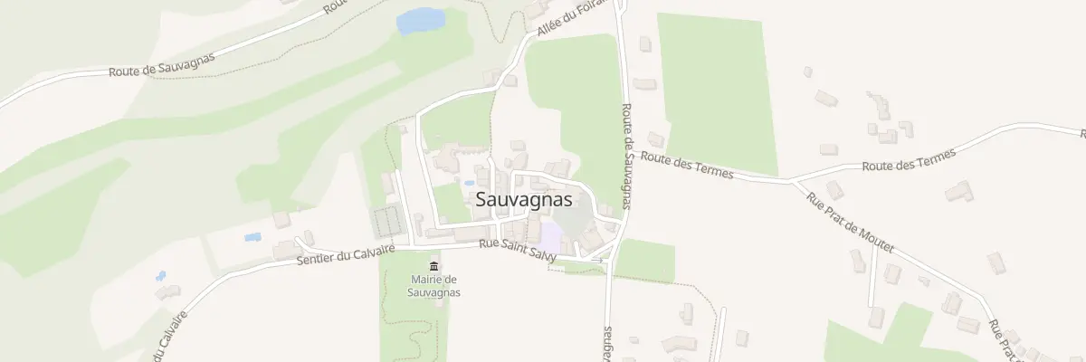 Plan du 11 Le Bourg à Sauvagnas