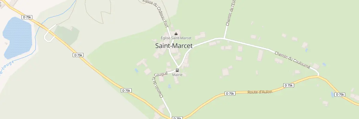 Plan du 118 Village à Saint-Marcet