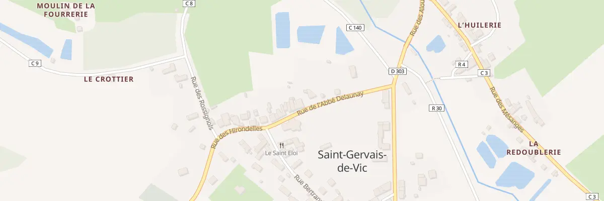 Plan du 13 Rue de l’Abbé Delaunay à Saint-Gervais-de-Vic