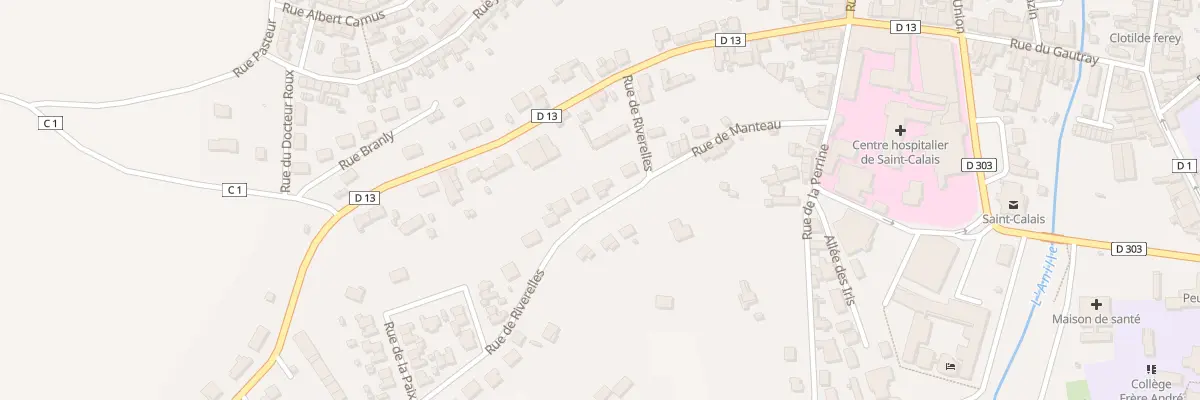Plan du 4 Rue de Riverelles à Saint-Calais