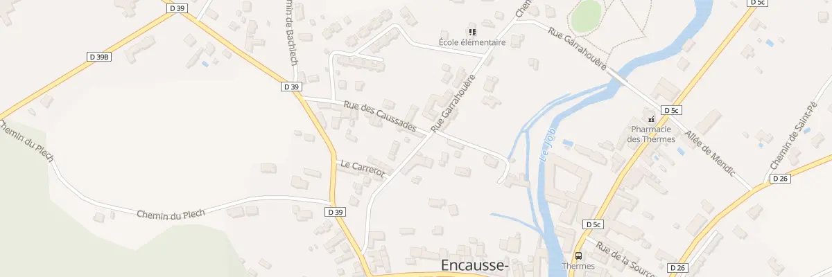 Plan du 26 Rue de Garrahouère à Encausse-les-Thermes
