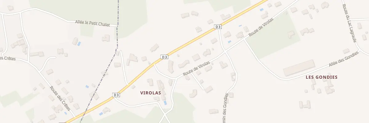 Plan du 474 Rte de Virolas à Agonac