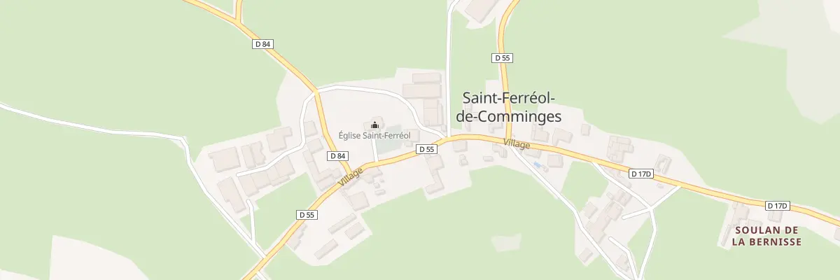 Plan du 17 Le Village à Saint-Ferréol-de-Comminges