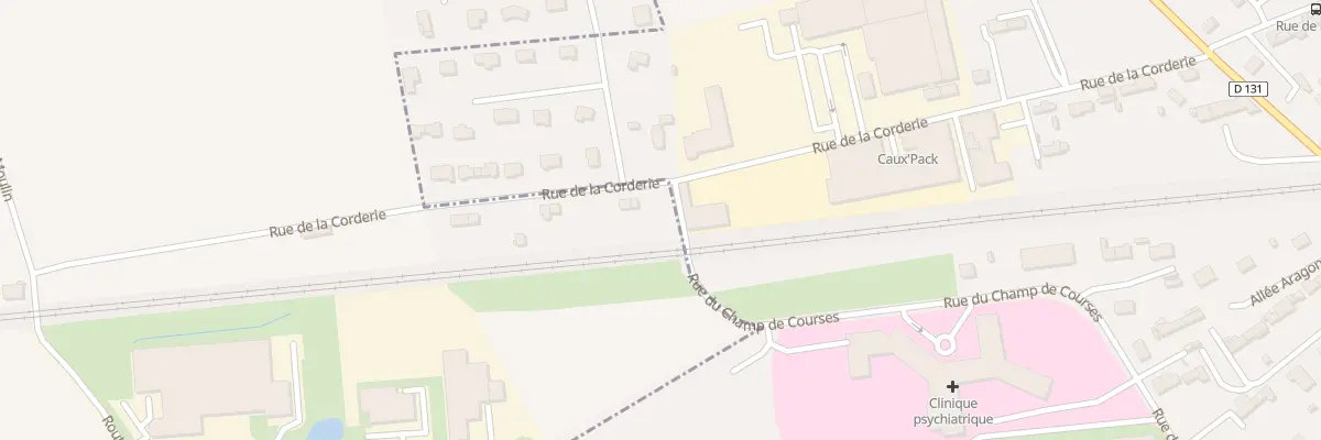 Plan du 21 Rue de la Corderie à Valliquerville
