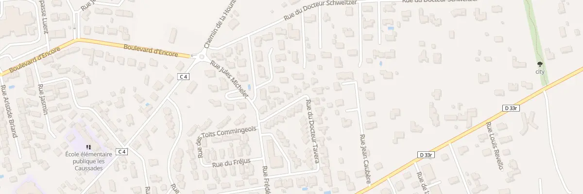 Plan du 34 Rue du Docteur Tavera à Saint-Gaudens